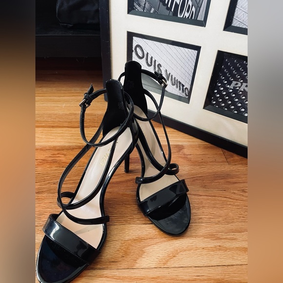 Nine West Patent Shine Gabriele Slim Heel Sandal - Picture 5 of 12
